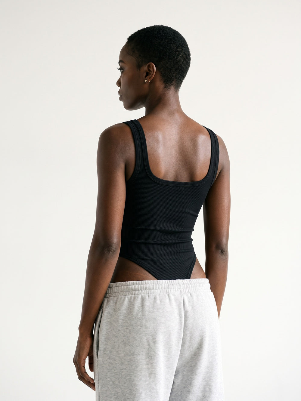 NOIR · Muse Sculpt Bodysuit noir, vue 3/4 dos