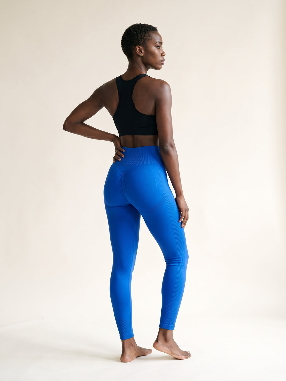Electric Blue · Sculpt Seamless Leggings Electric Blue, silhouette complète