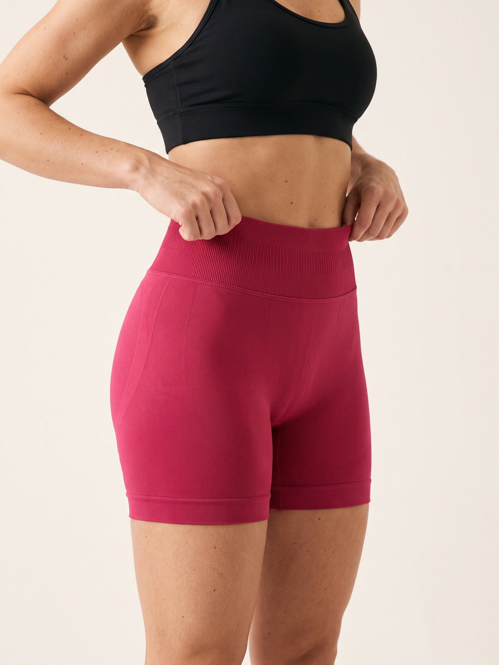 Winter Berry · Lift Seamless Shorts Winter Berry, gros plan produit